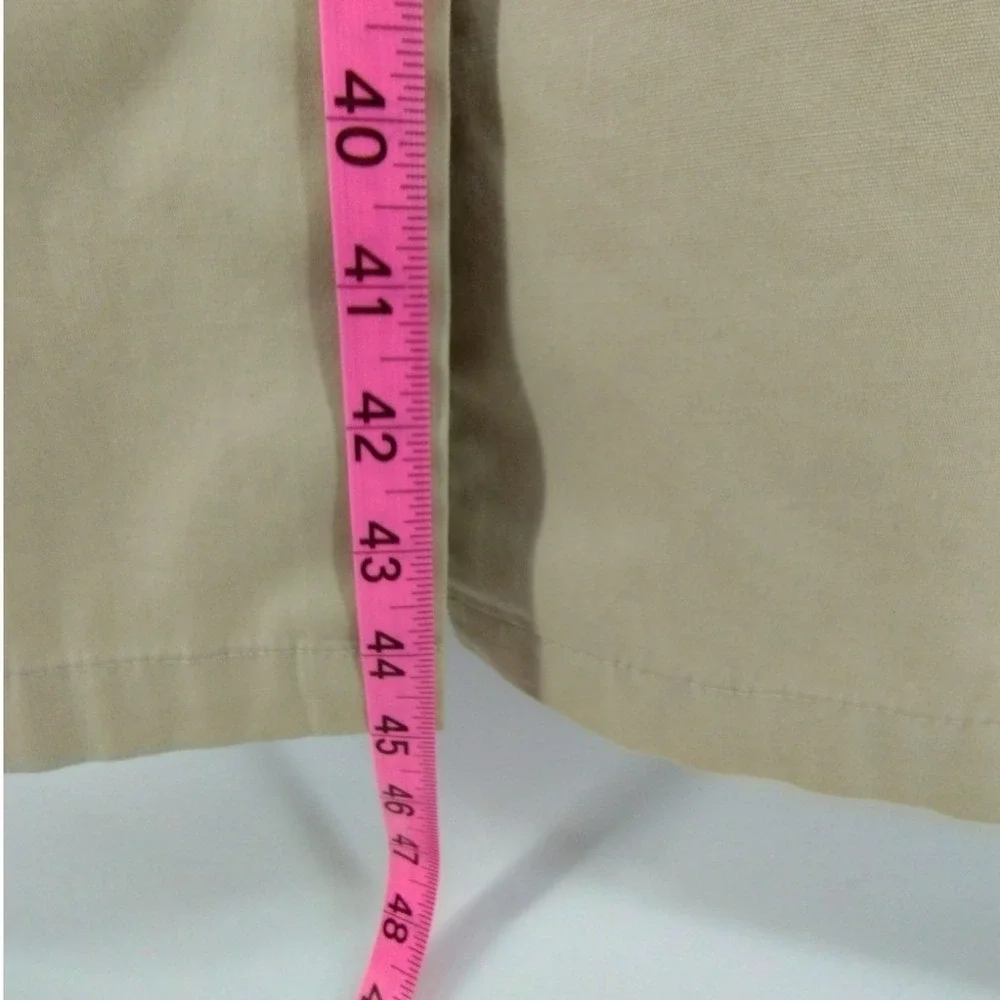 Hart Schaffner Marx Mens Trench‎ Coat Tan 46L Removable Lining Rain Overcoat